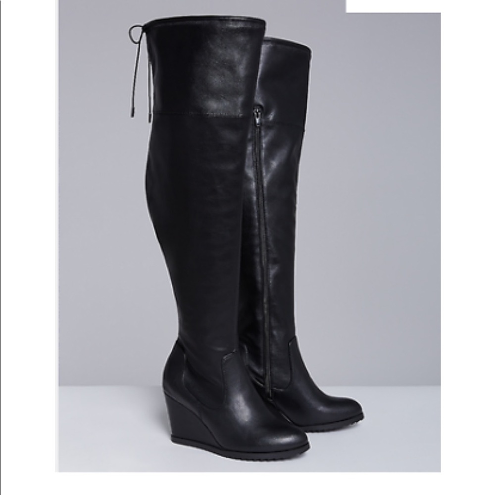 Super sexy black over-the-knee boots (size 9 wide)